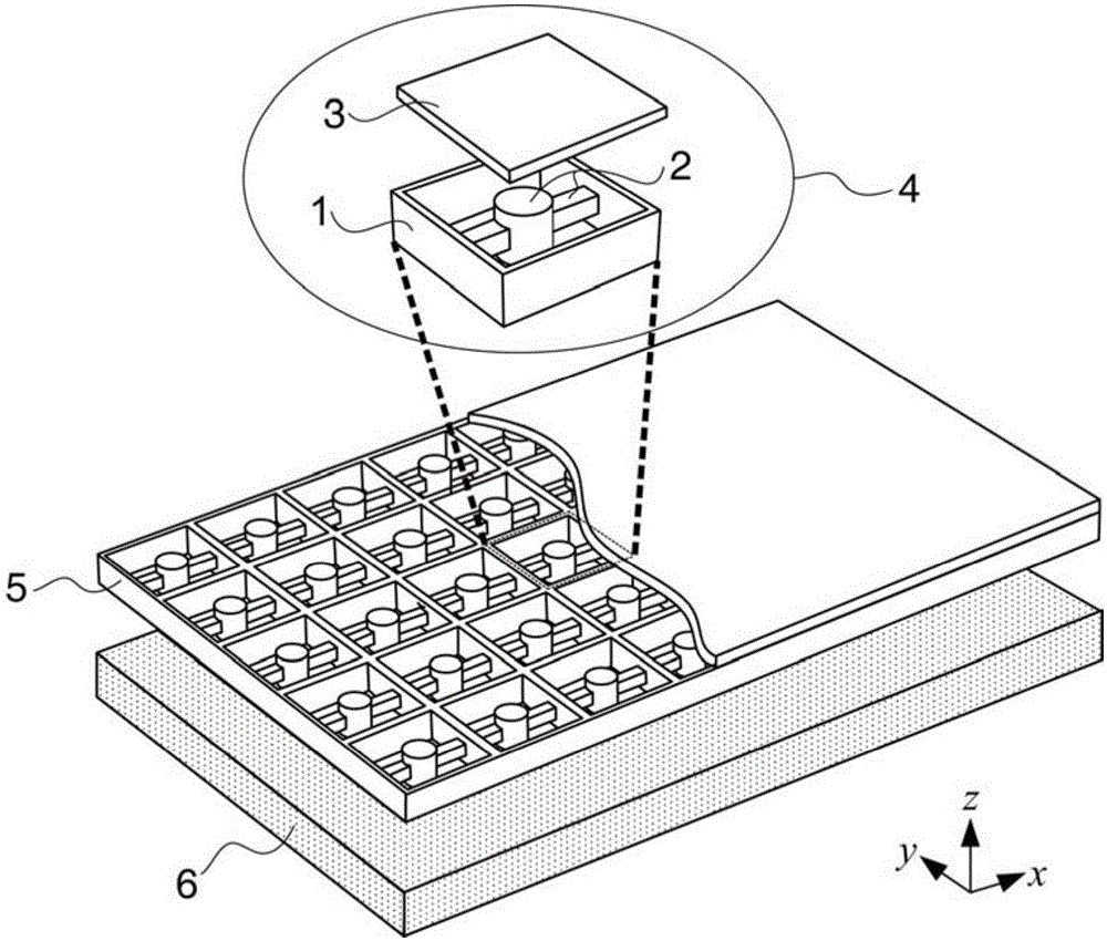 Acoustic meta-material basic structure unit, composite structure thereof, and assembly method