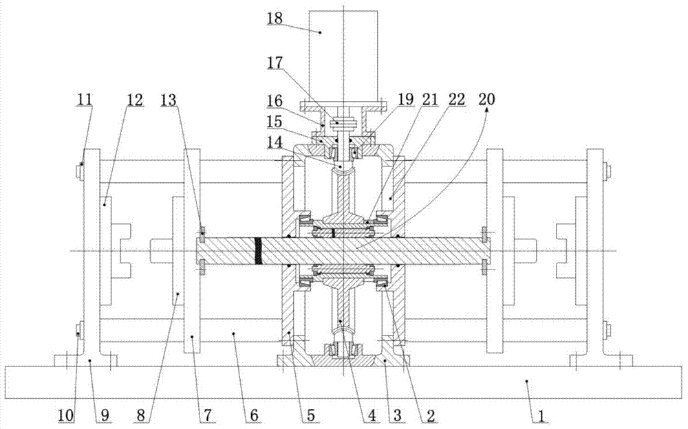 Two-way horizontal servo pressure machine for transmission of planet roller lead screw