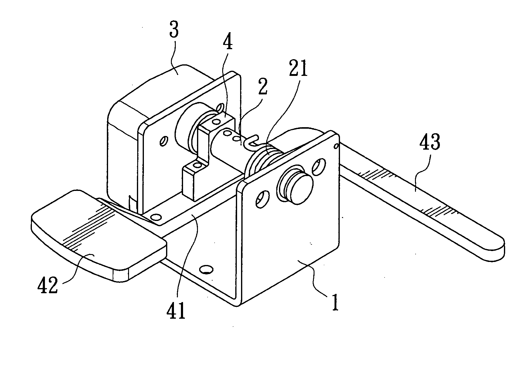 Mobility pedal structure for electric scooter