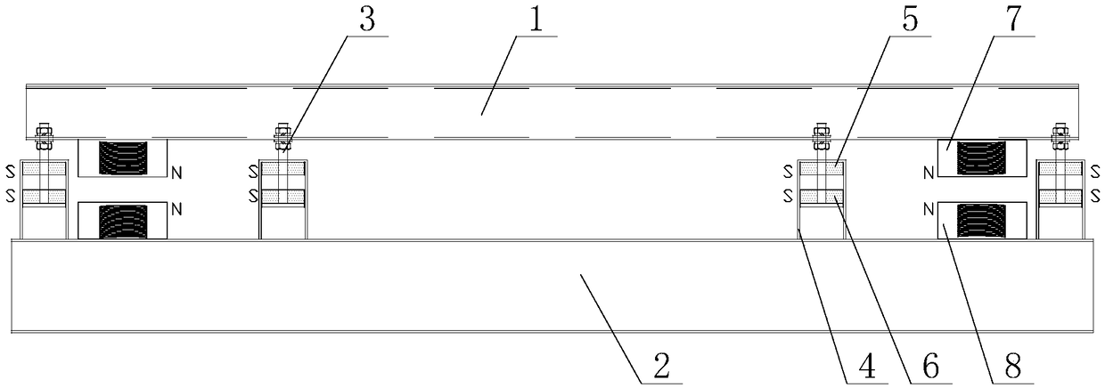 Elevator car and damping balance system thereof