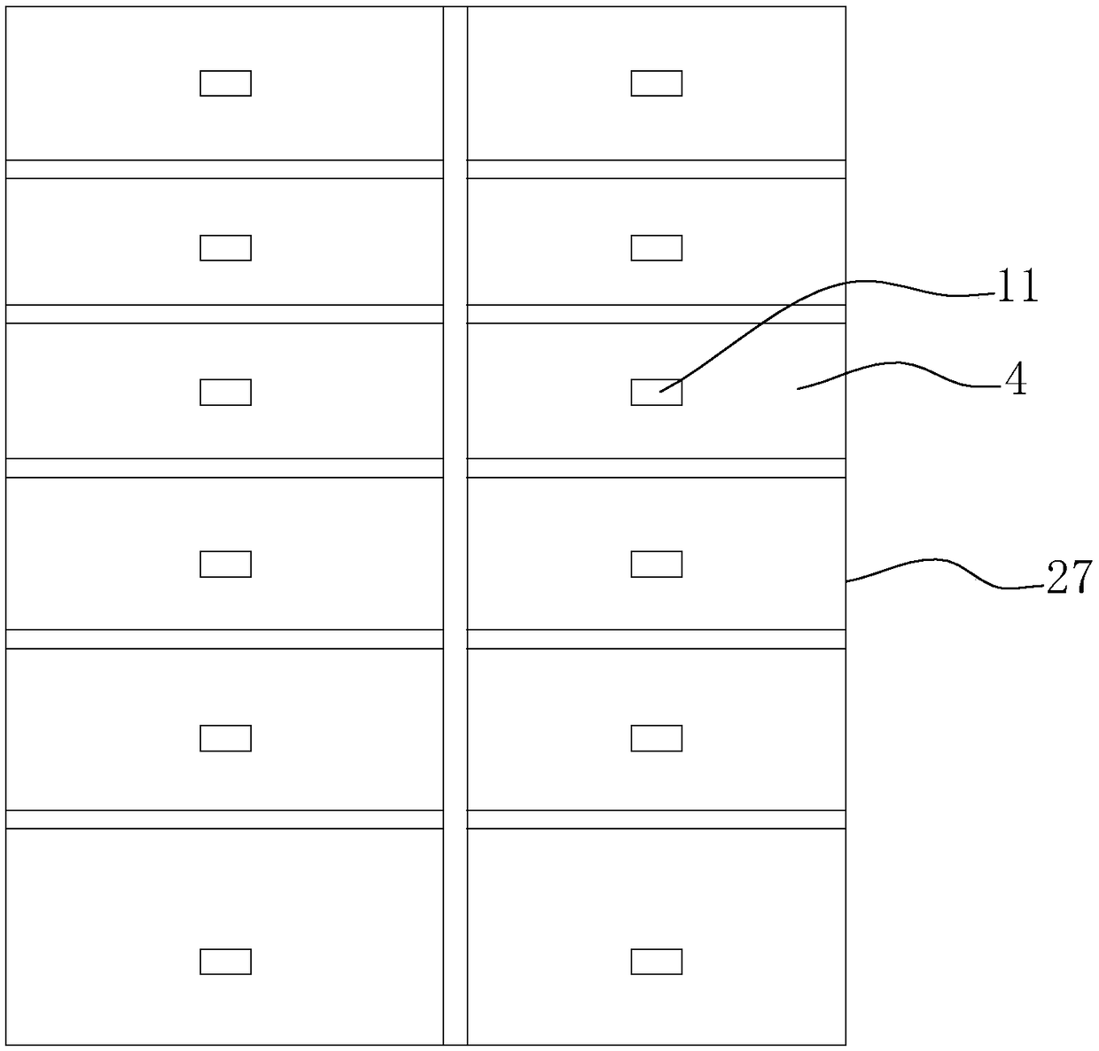 Intelligent express cabinet system and distribution method thereof