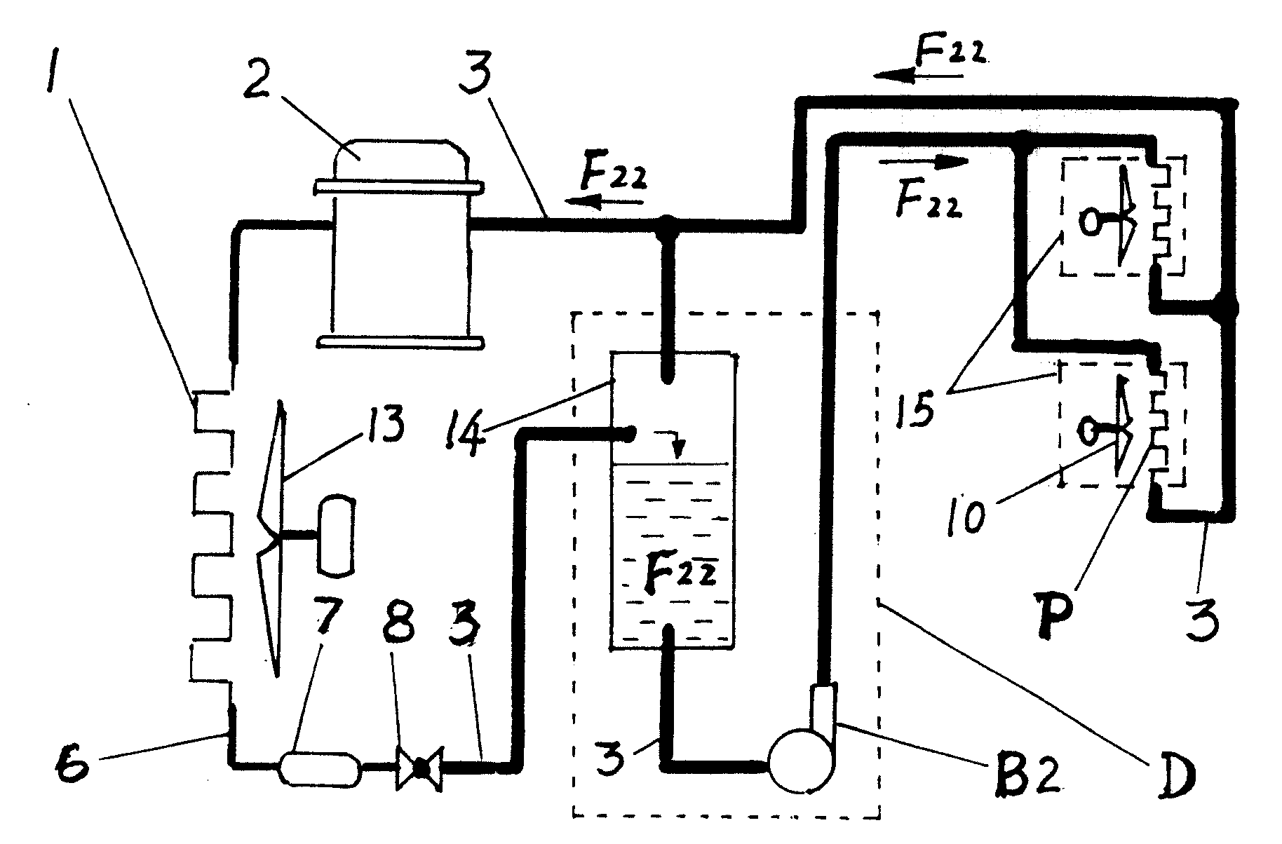 Superhigh building refrigerating and air conditioning design scheme without need of refrigerant medium (water)