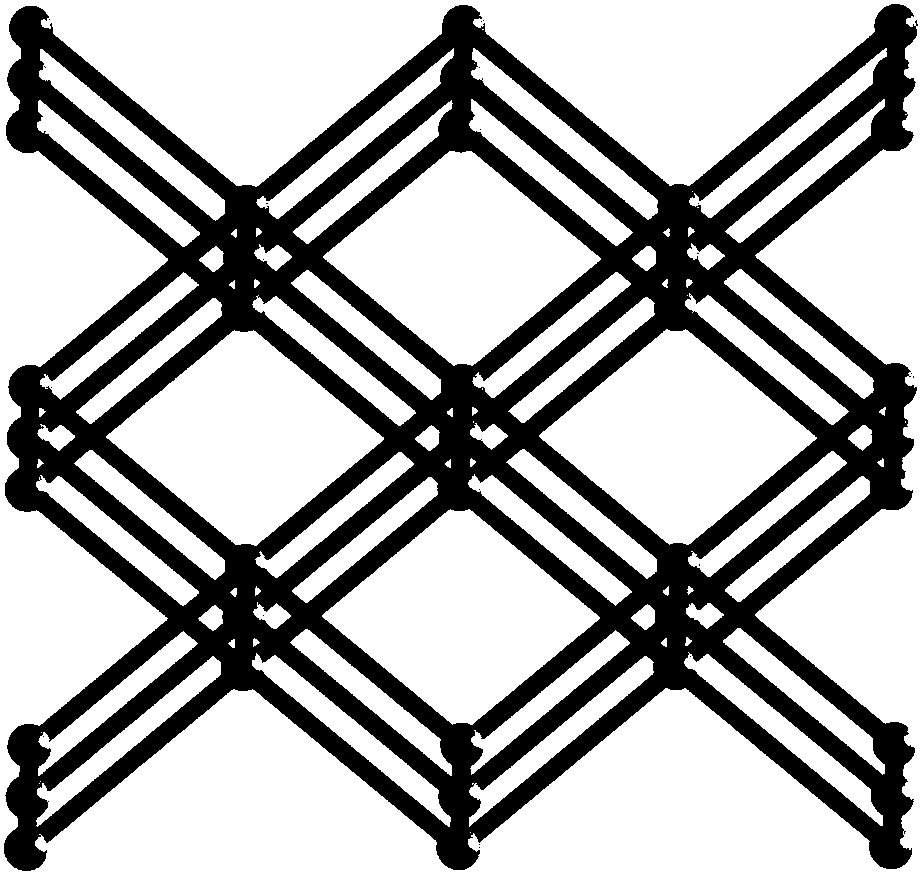 Color-changing organic-inorganic hybrid material, and preparation method and application of material