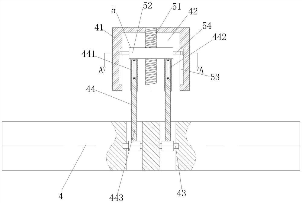 A kind of emery floor grinding device