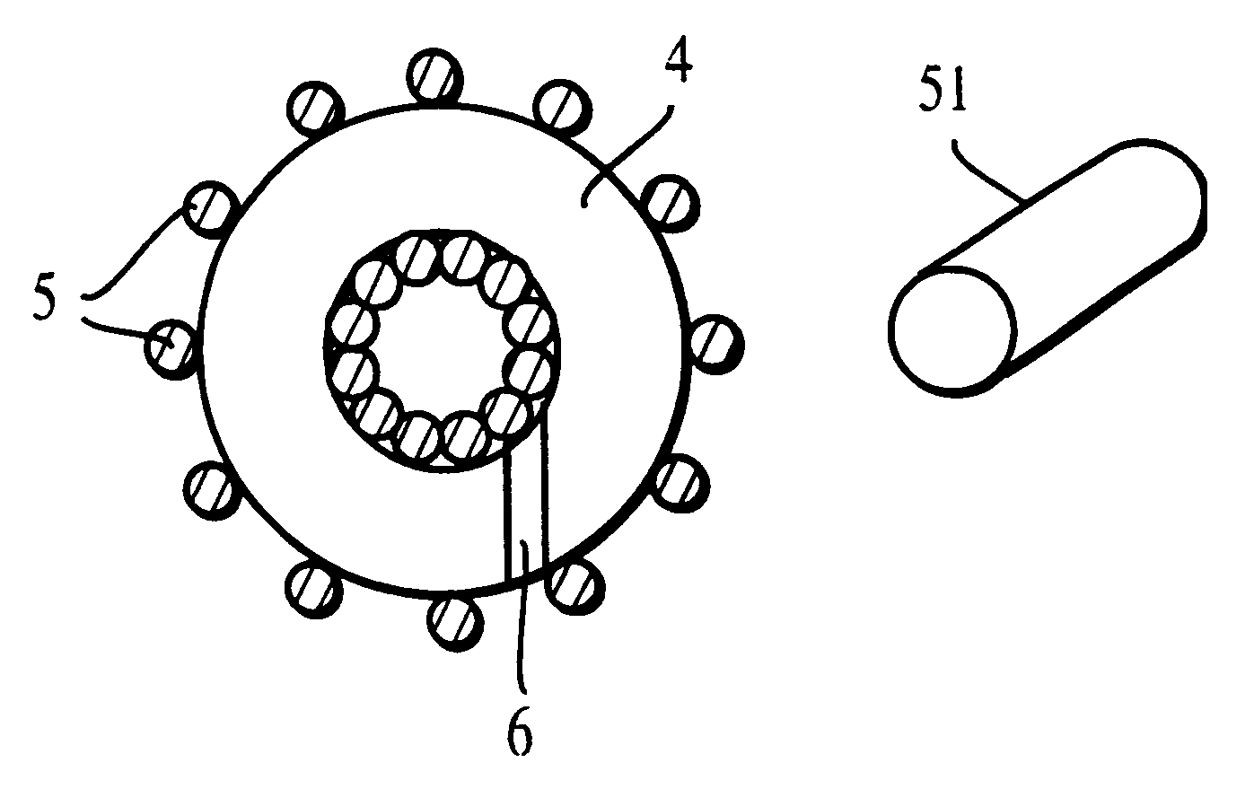 Inductor core-coil assembly and manufacturing thereof