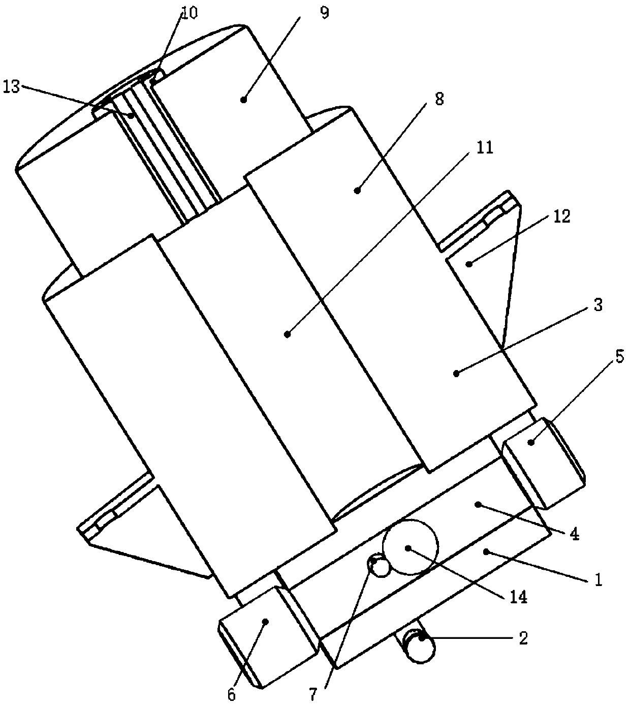 Spherical component detection positioning device