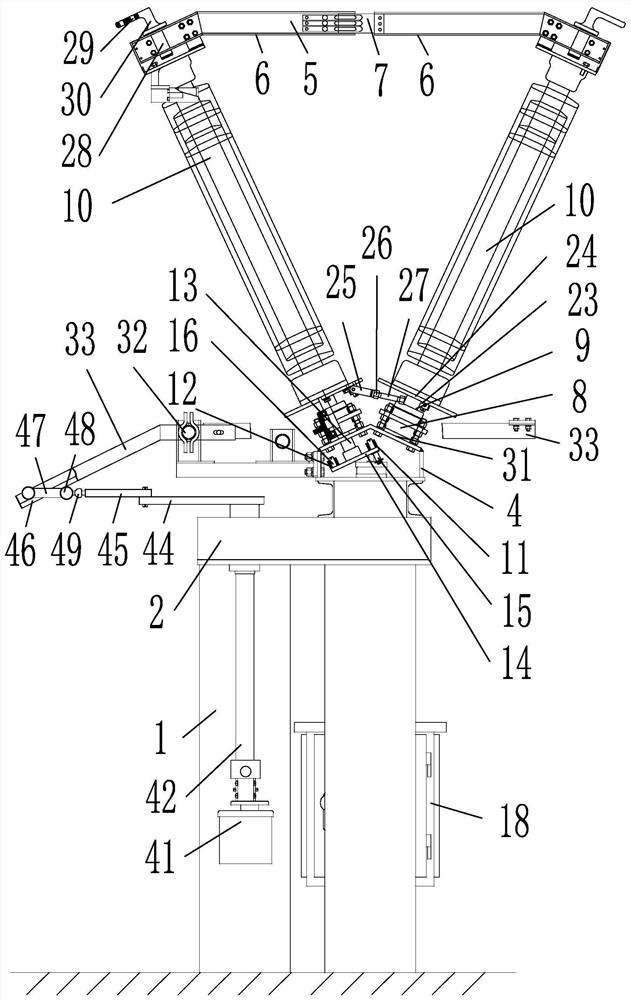 High-voltage grounding isolation switch and isolation method