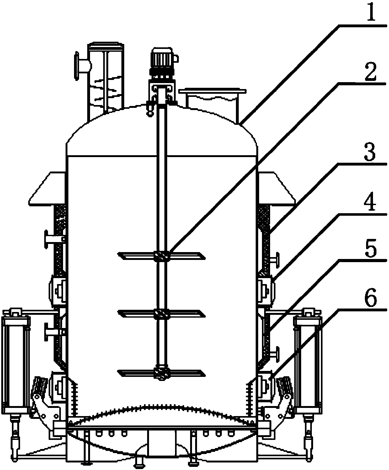 High-efficiency and energy-saving extraction tank