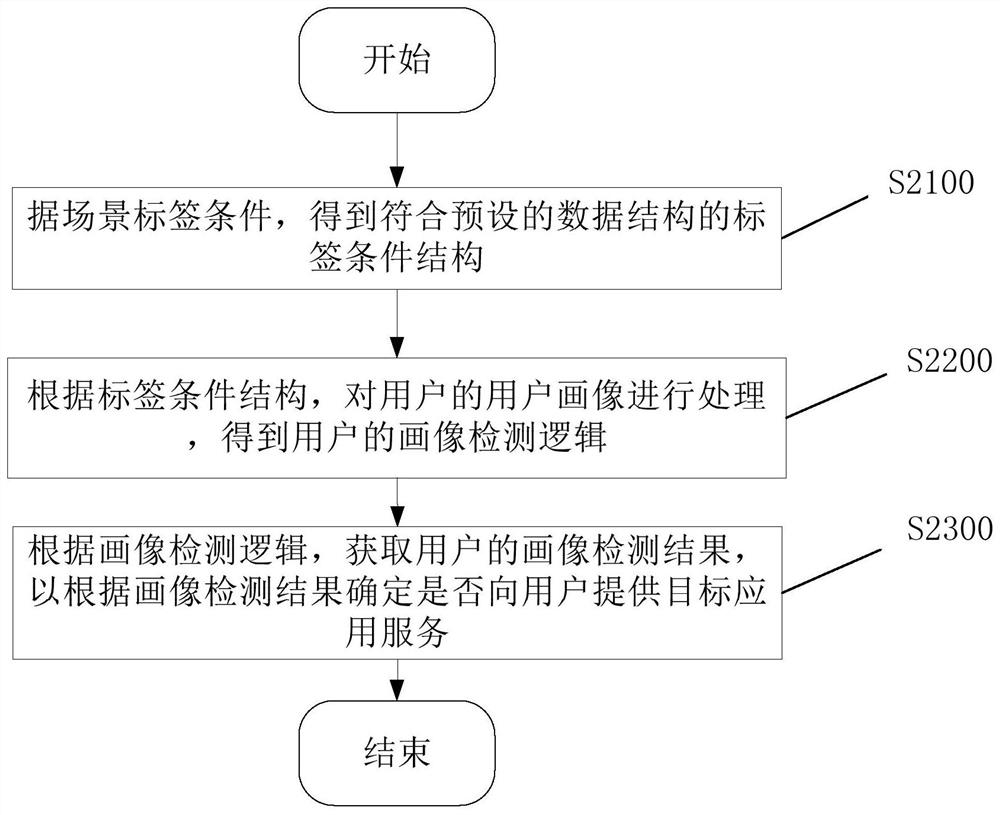 User portrait detection method, device and application system