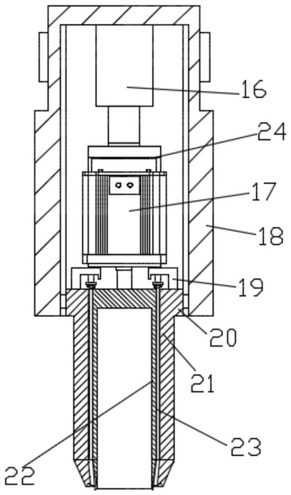 Overall-sampling device for sectional rock stratums of biological fossils