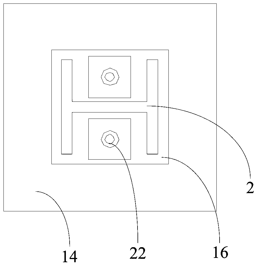 Built-in steel column fixing system and application construction method thereof