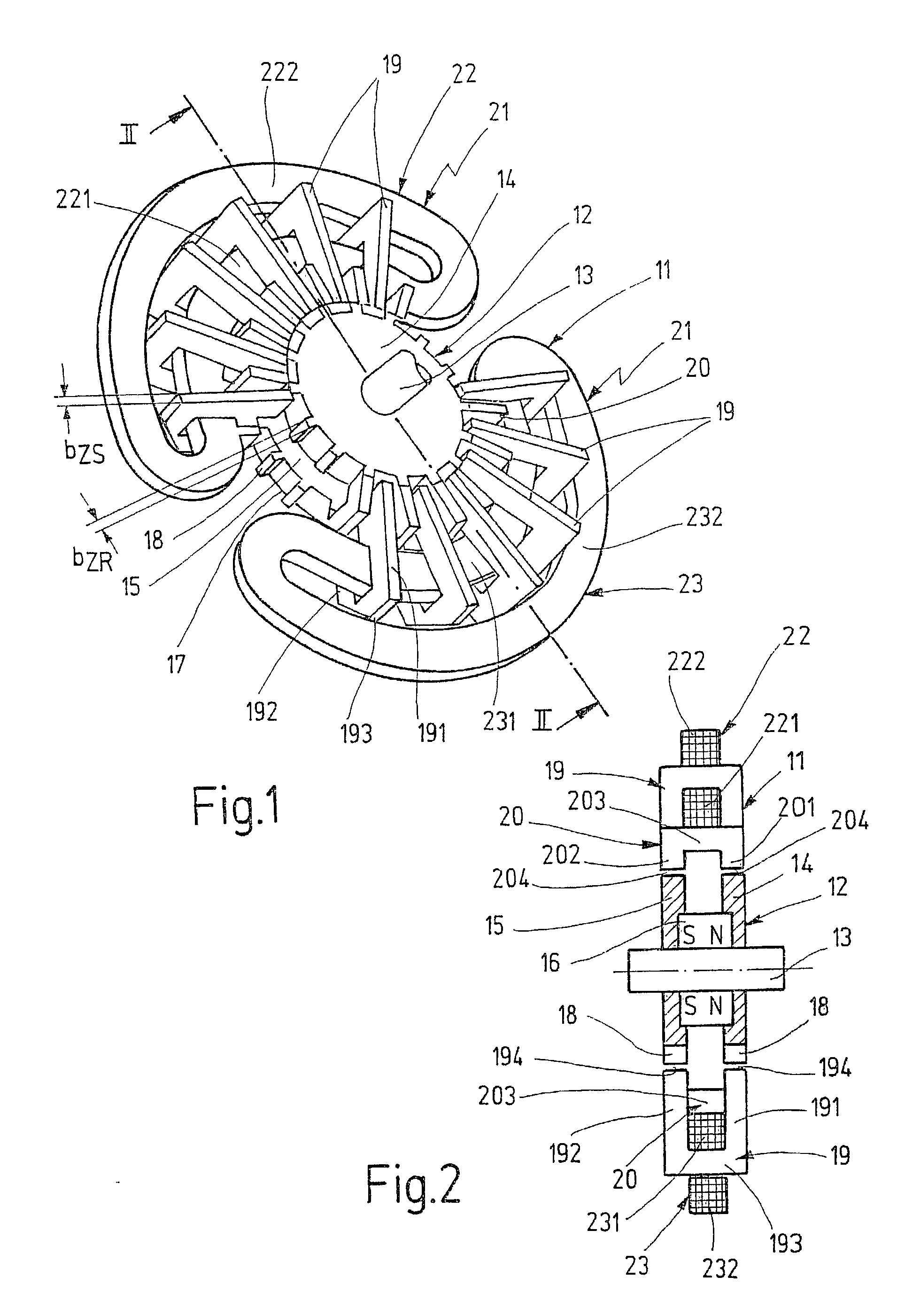 Unipolar transversel flux machine