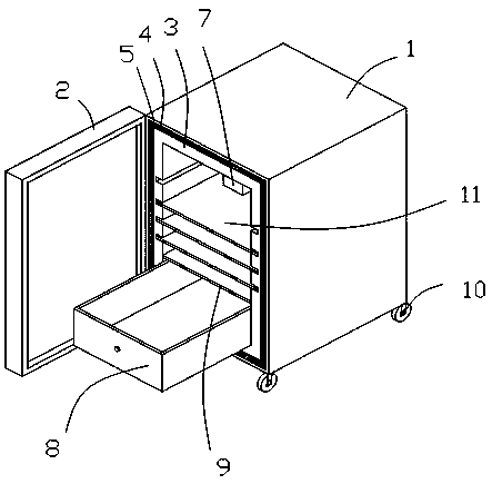 Movable multilayer parcel storage system for community service