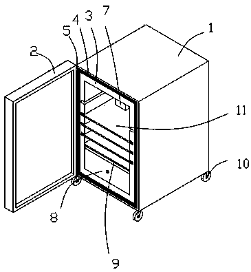 Movable multilayer parcel storage system for community service