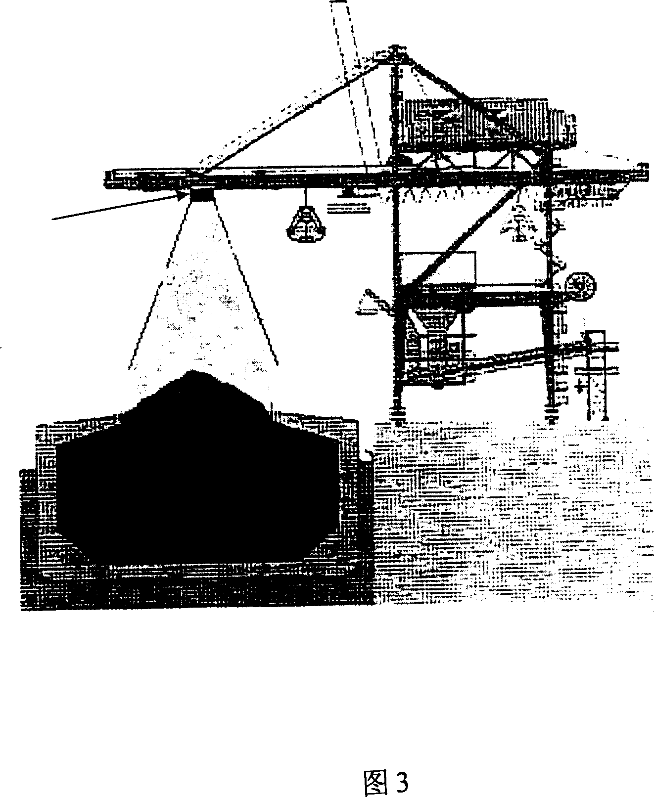 Bulk cargo automatic ship-unloading system and method thereof