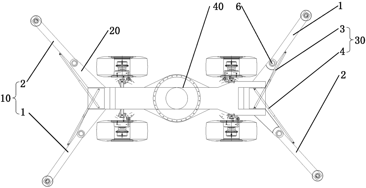 Frame structure and crane