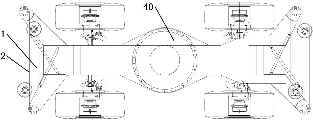 Frame structure and crane