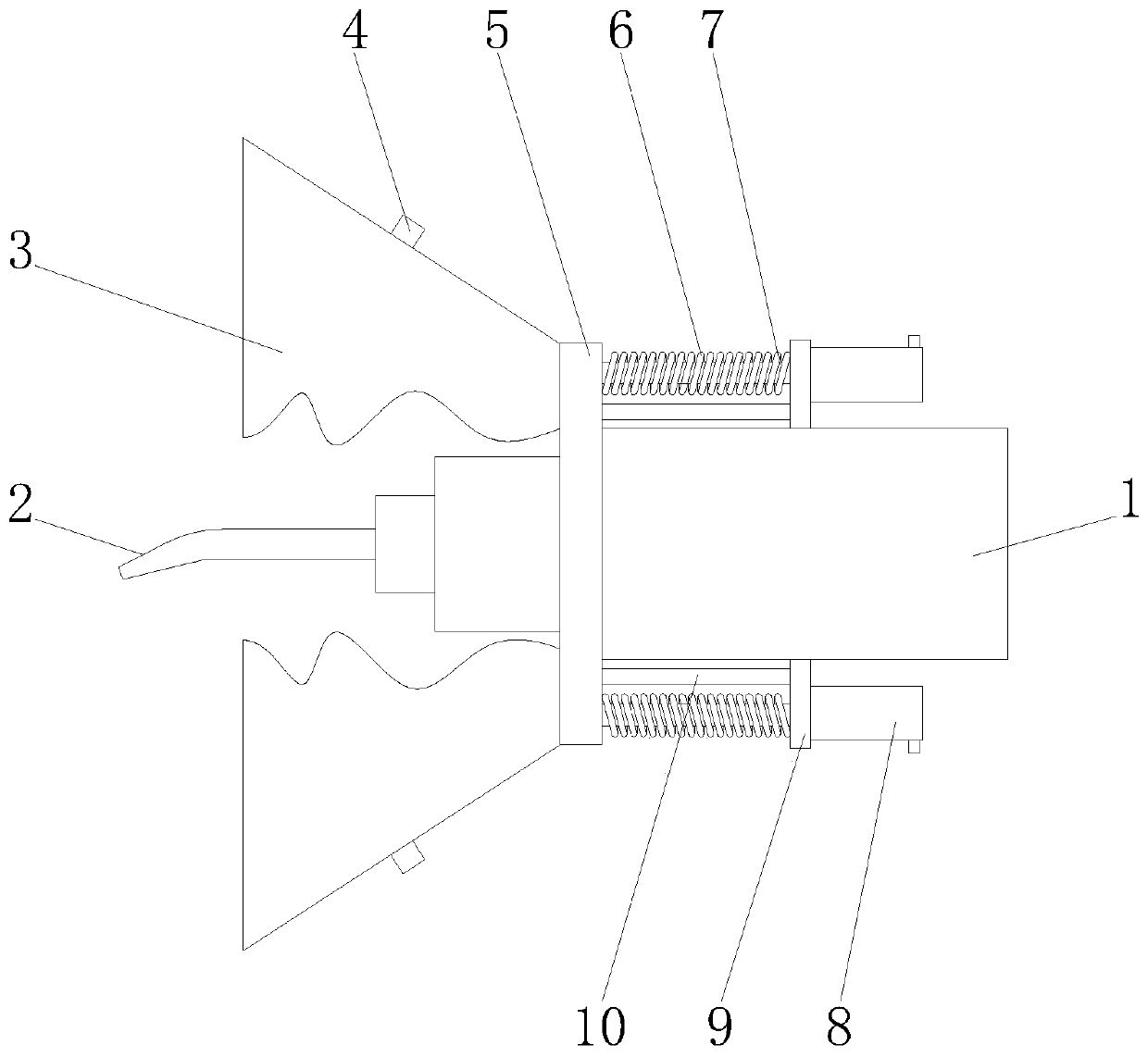 Protective device for industrial welding robot