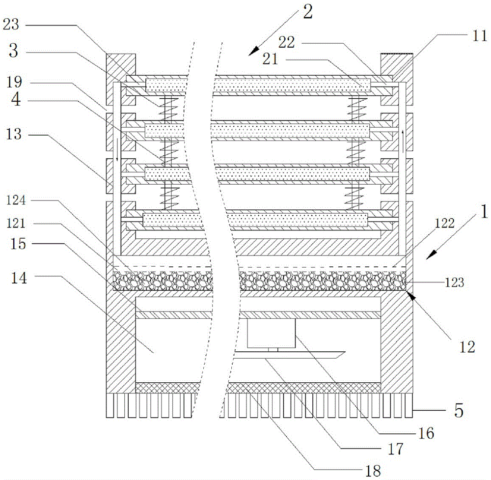 Chassis cooling system for battery pack