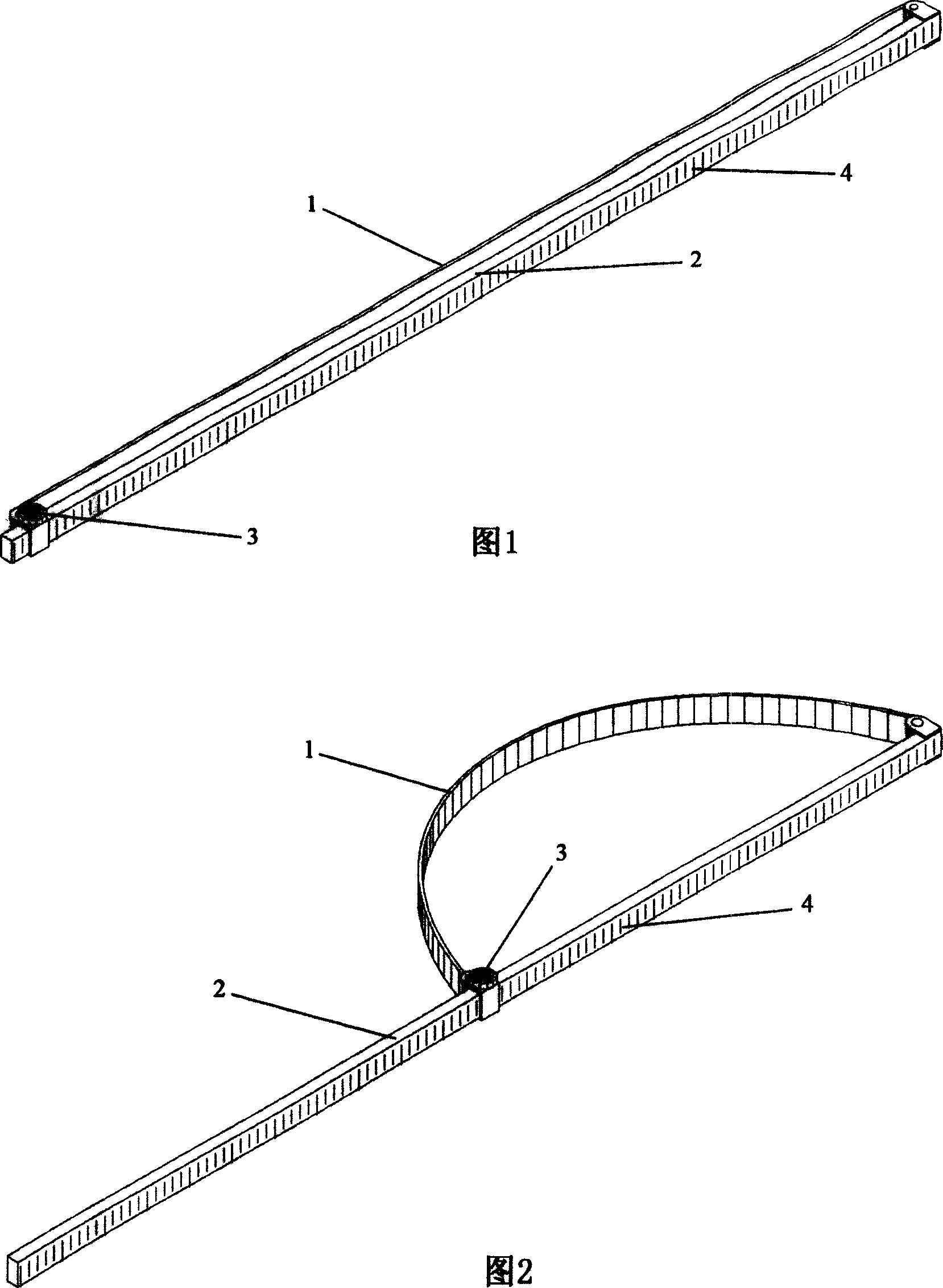 Elastic curve ruler