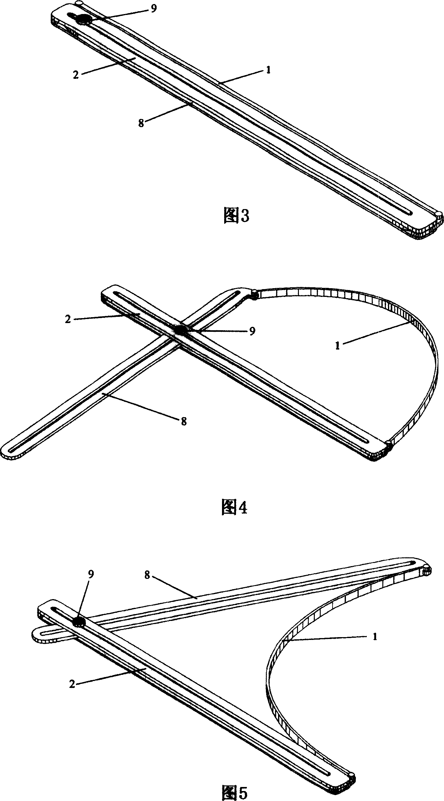 Elastic curve ruler