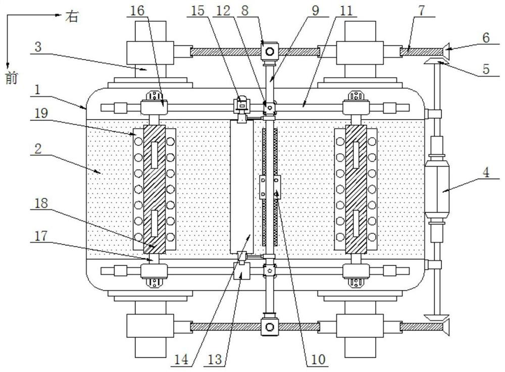 Line pressing machine for processing security fire-fighting materials and using method