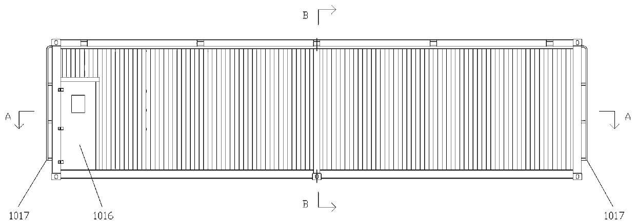 Box data center of employing head-mount air-conditioning module