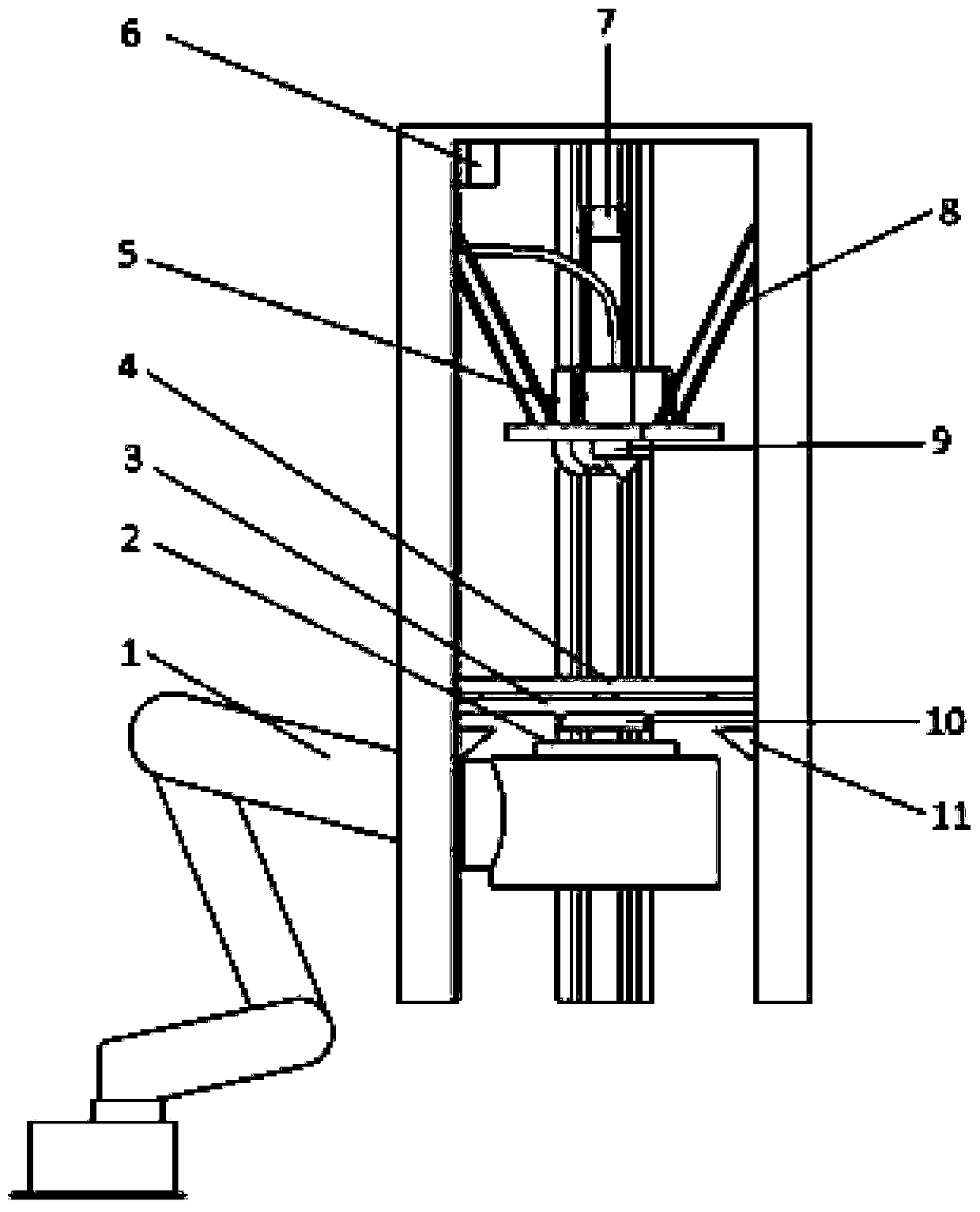 Multi-coordinate system collaborative 3D printer