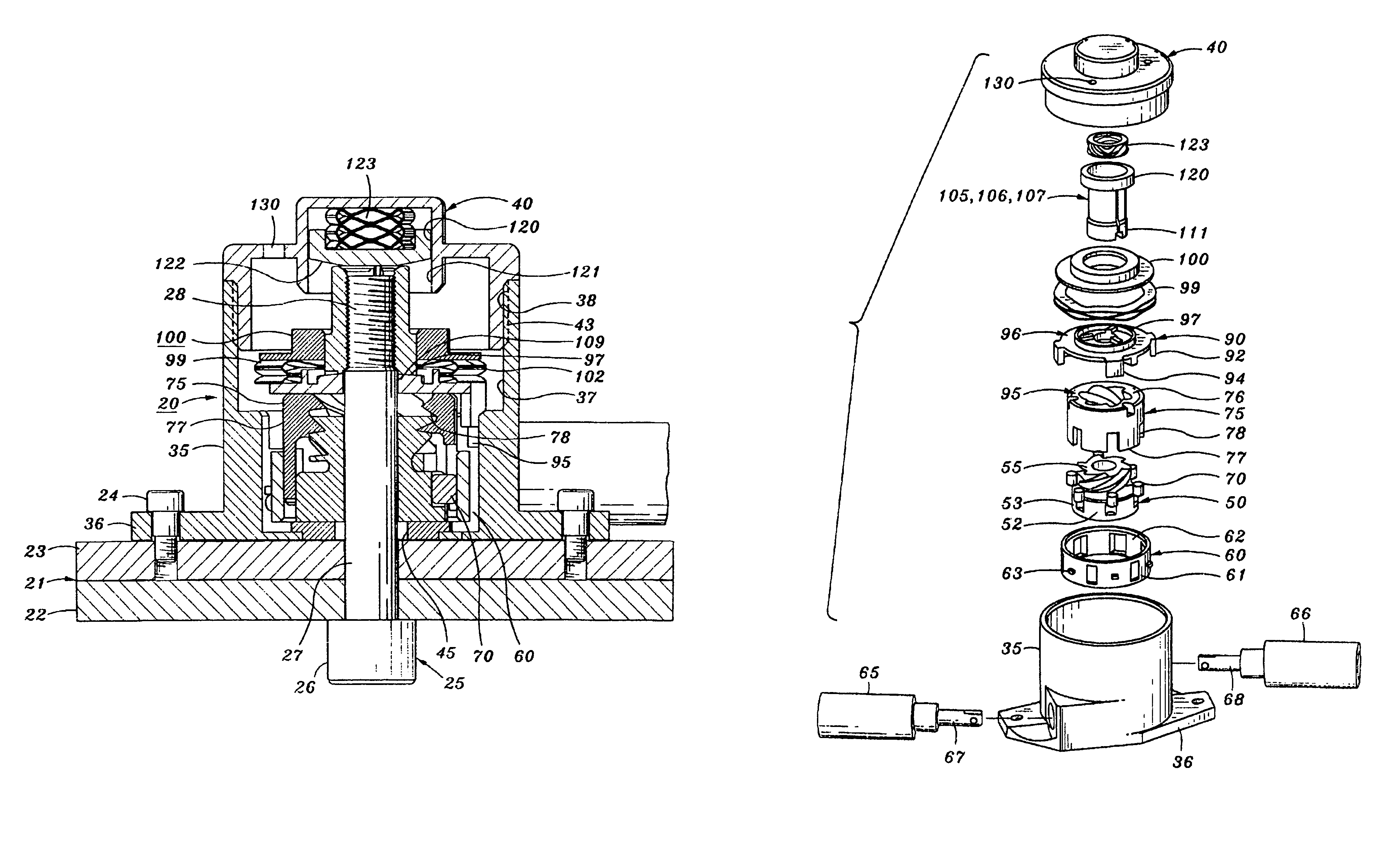 Non-pyrolytically actuated reduced-shock separation fastener