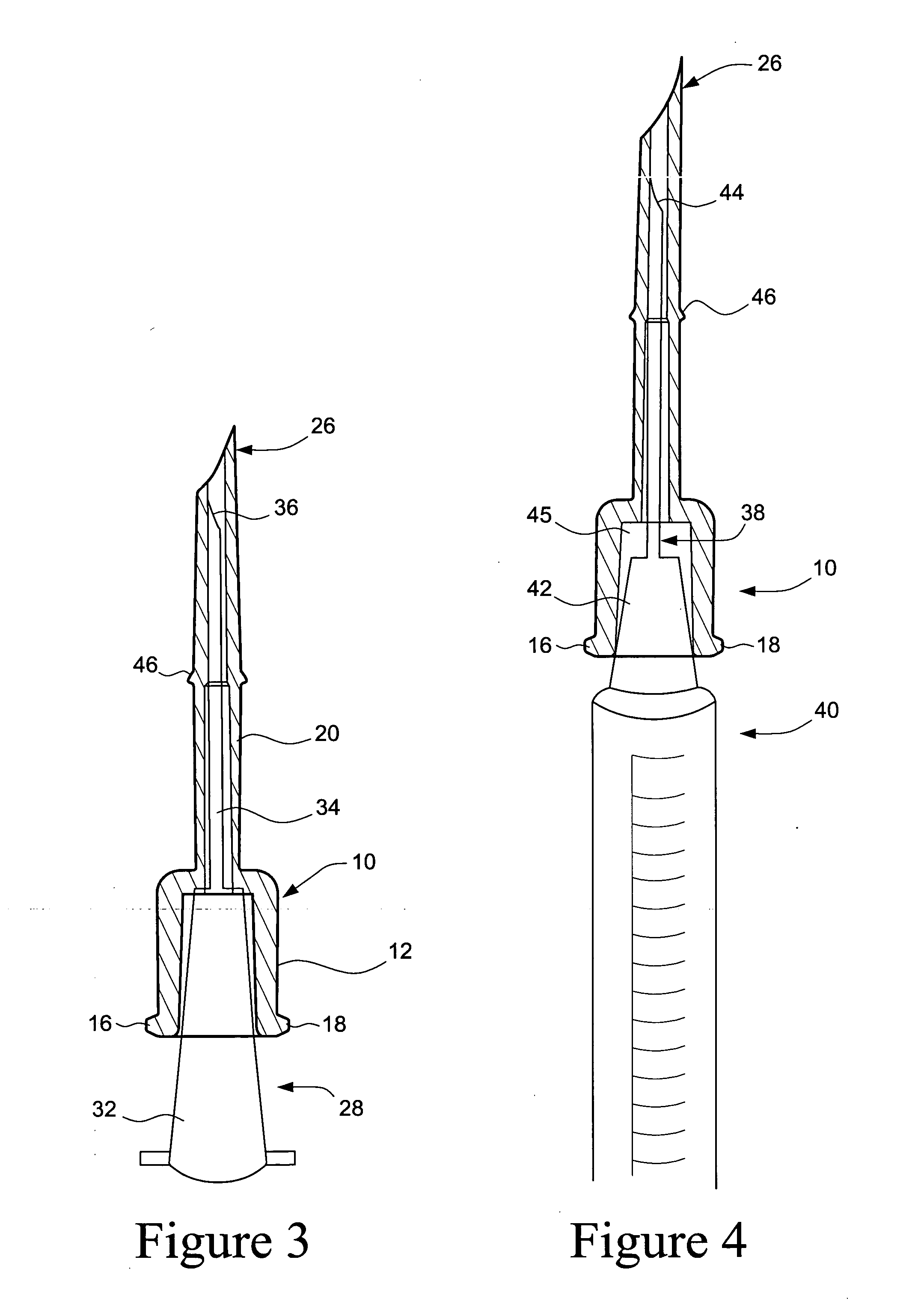 Safety cannula needle protector