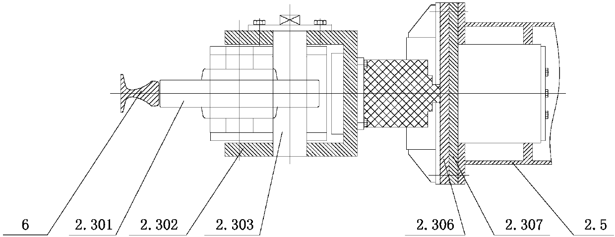 Horizontal Guide Mechanism with Large Wheel Base for Ring Crane