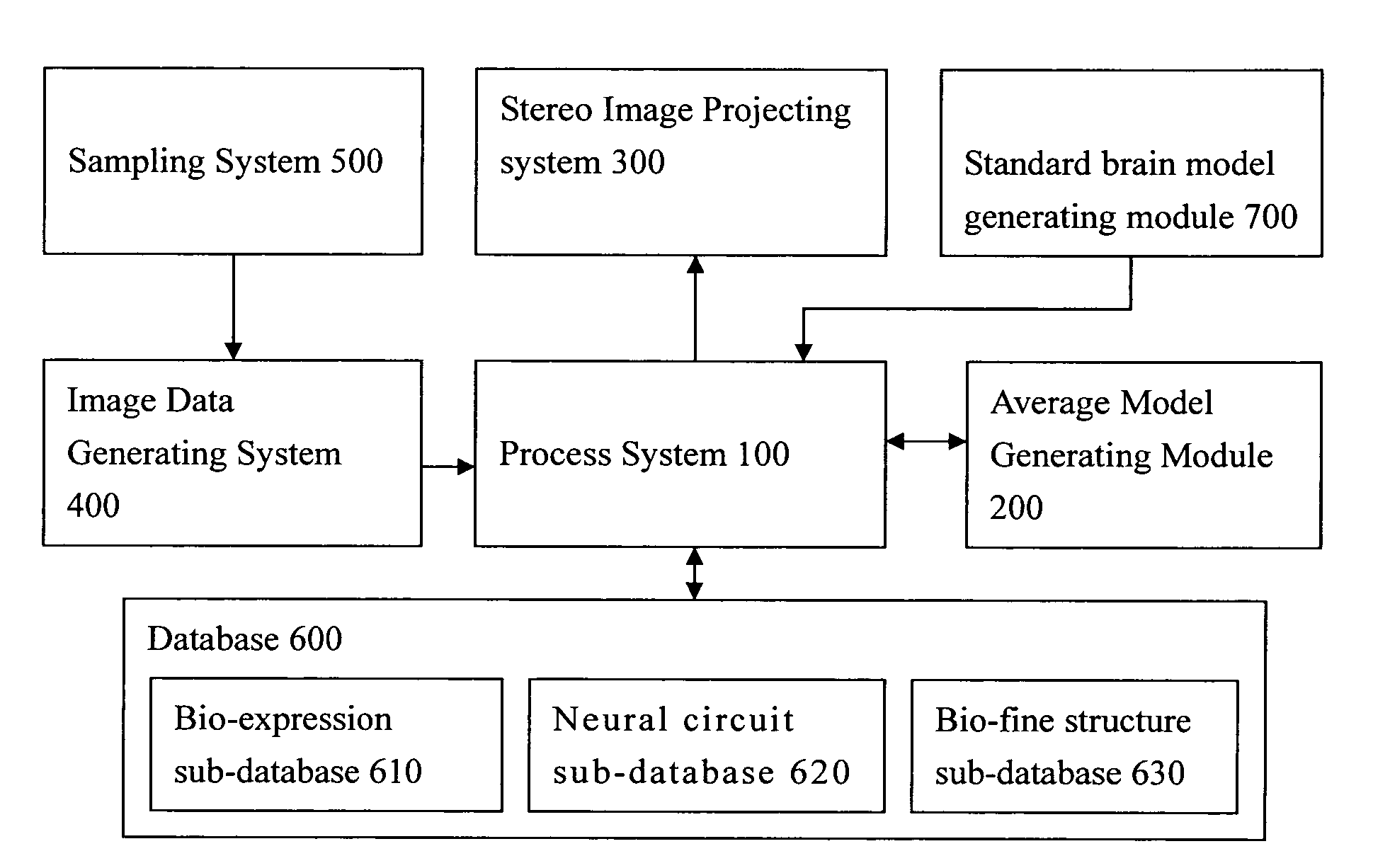 Bio-expression system with module for creating the standard drosophila brain model and its coordinate system