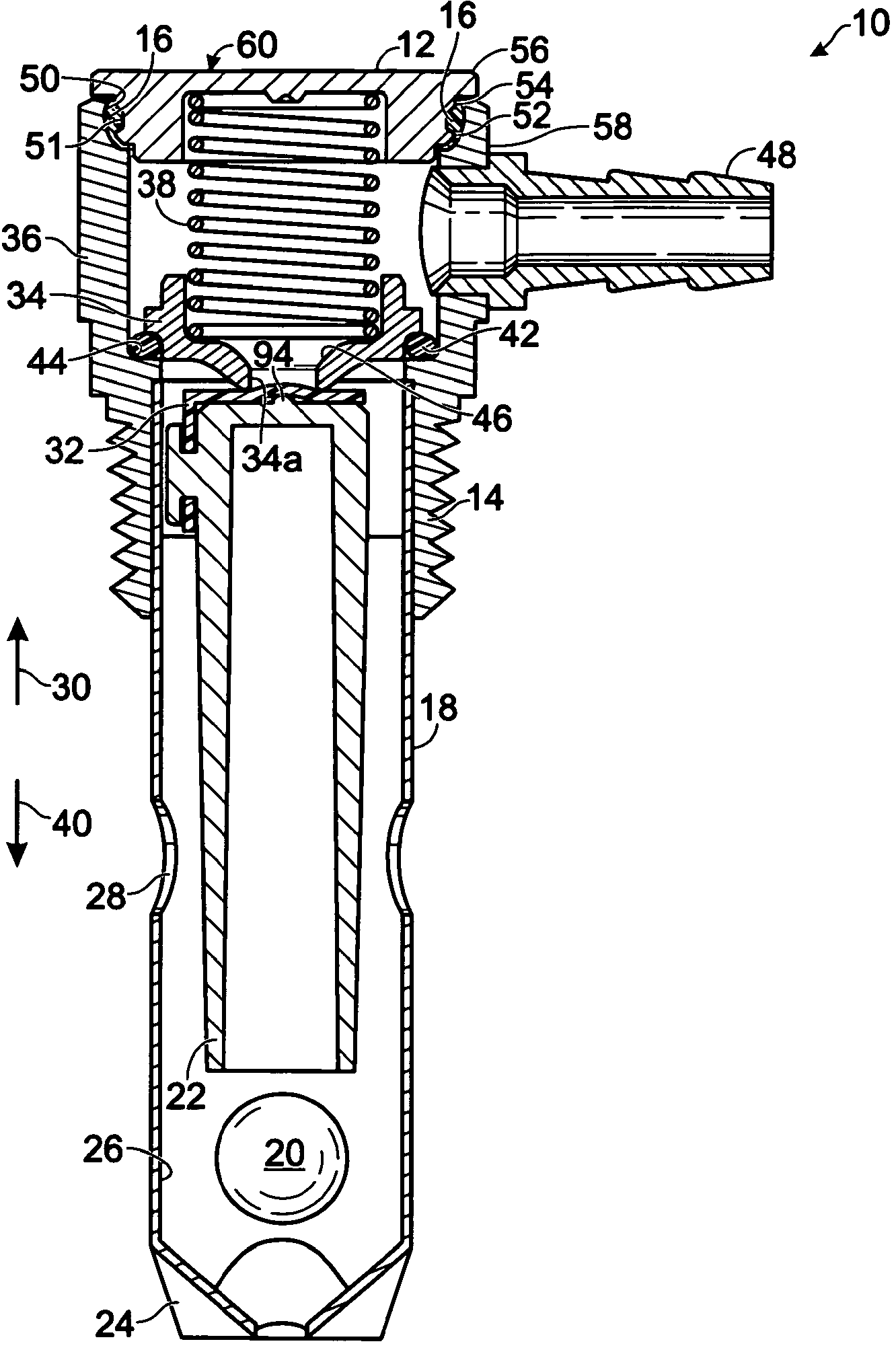 Thermal relief vent and method of manufacturing the same