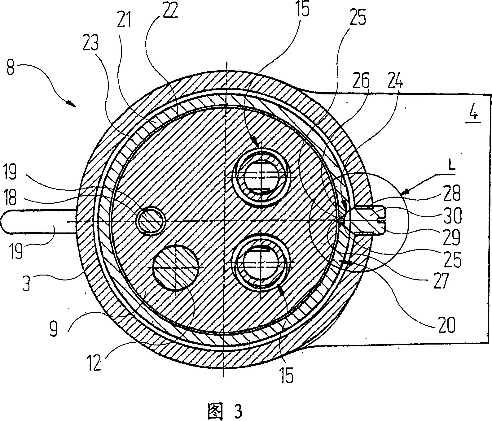 Attachment of a sanitary washstand fitting to a washstand