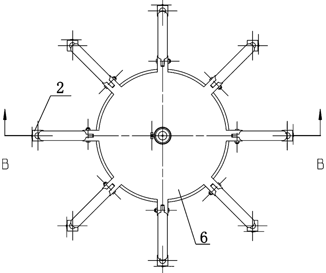 Spider crawling strong magnetic self-adaptive positioning rapid blockage and pressure relief diversion airbag