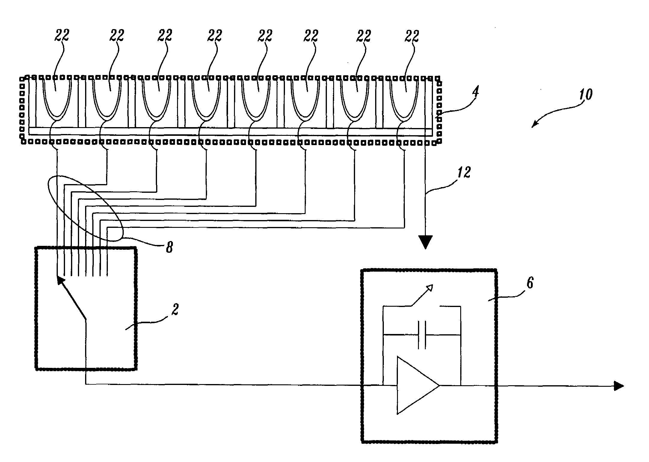 Charged particle beam detection system