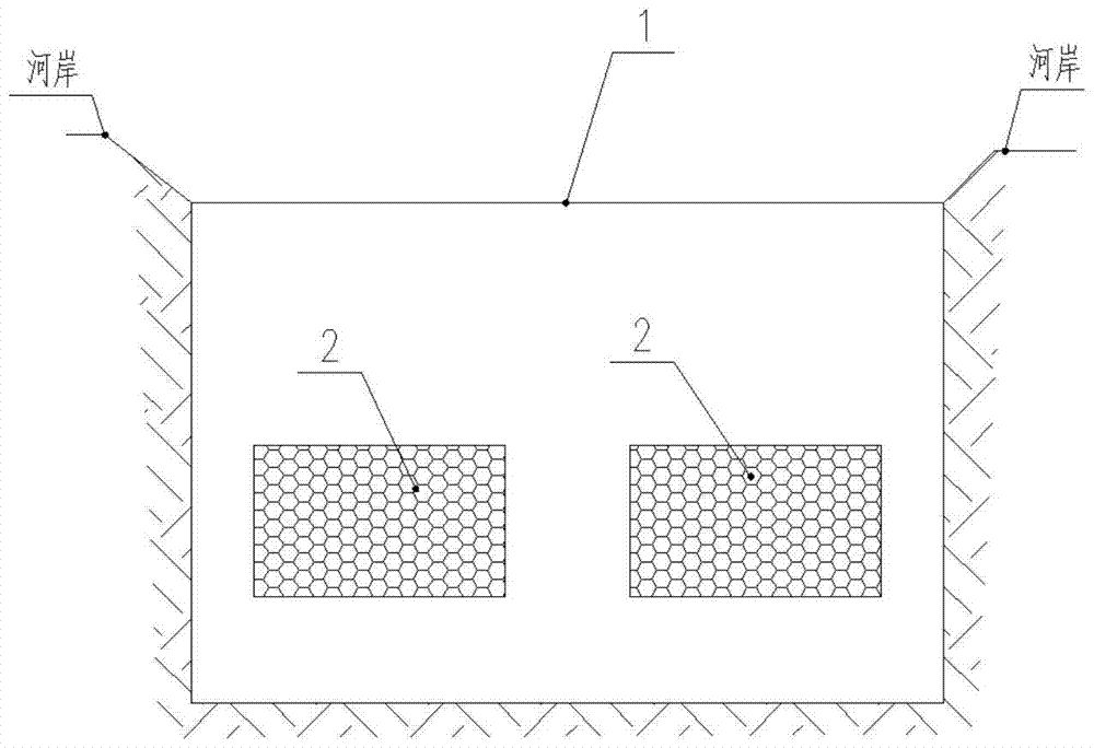 An anti-blocking deflected seepage dam