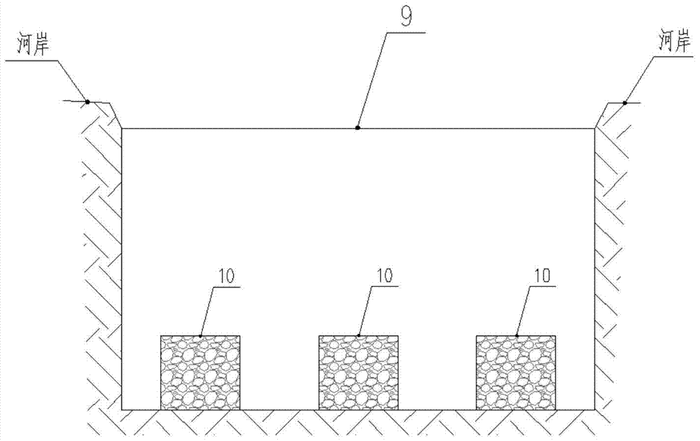 An anti-blocking deflected seepage dam