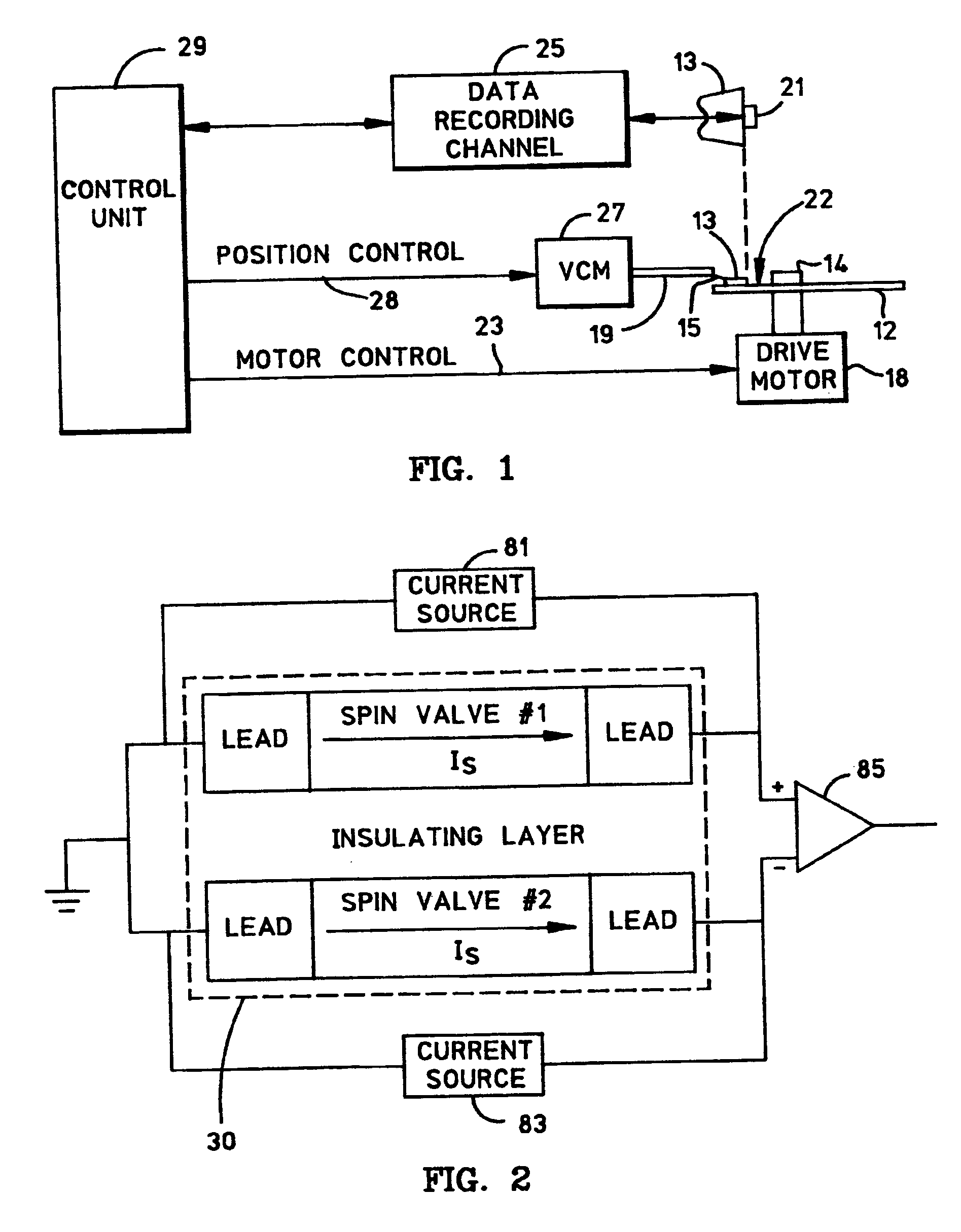 Differential spin valve sensor having both pinned and self-pinned structures