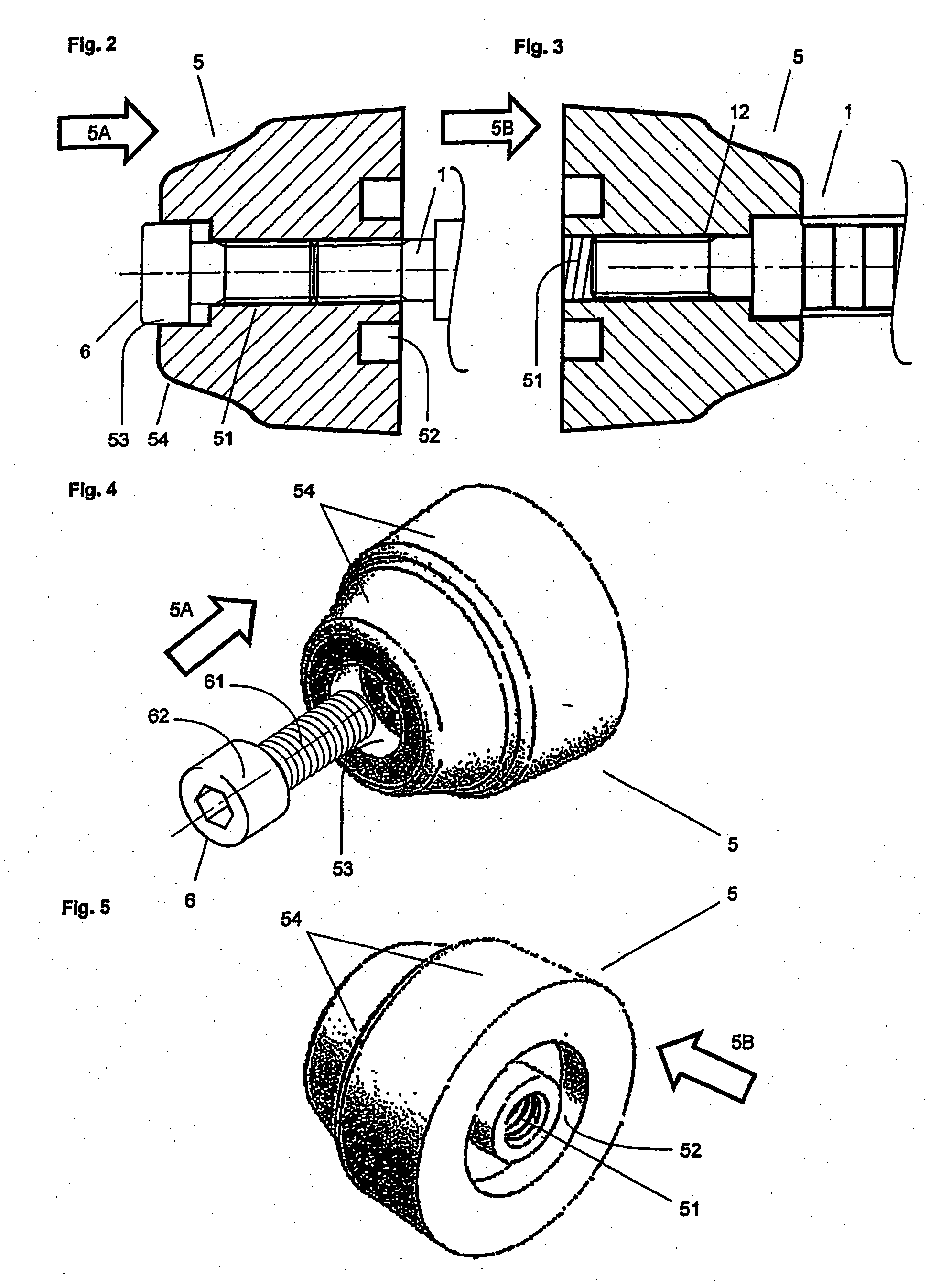 Device and method for the release of material for processing