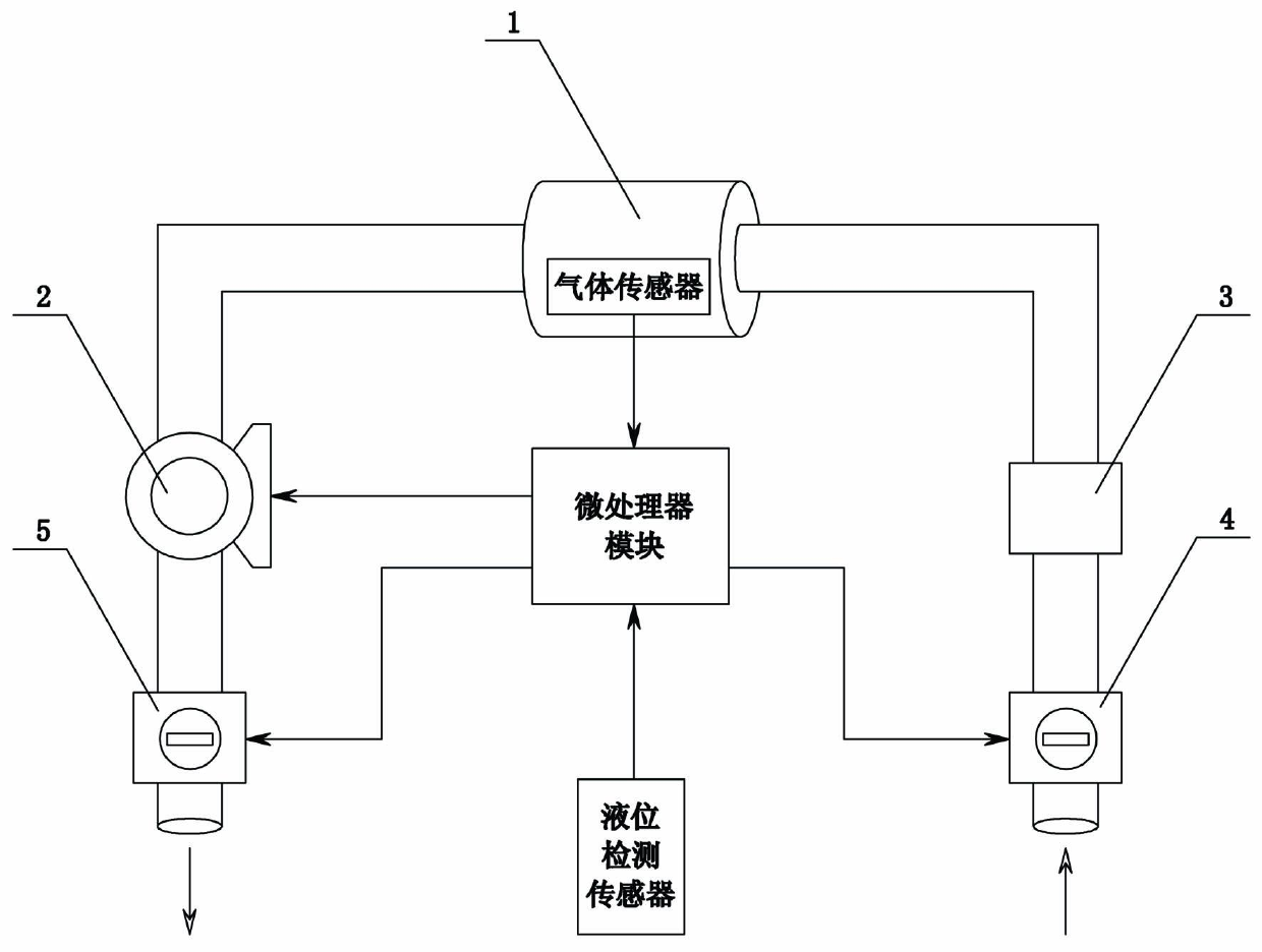 Urban underground pipe network gas detection device and detection method thereof