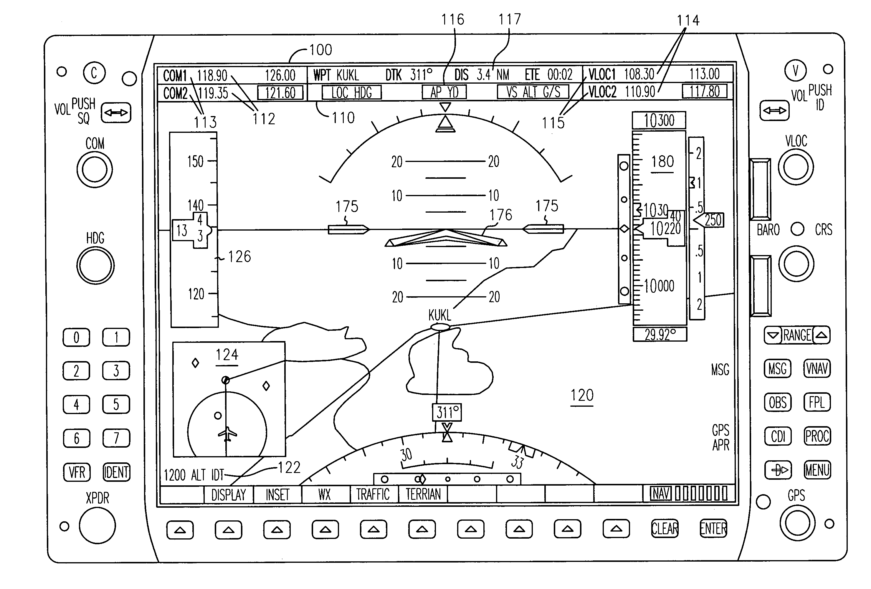 Cockpit display systems and methods of presenting data on cockpit displays