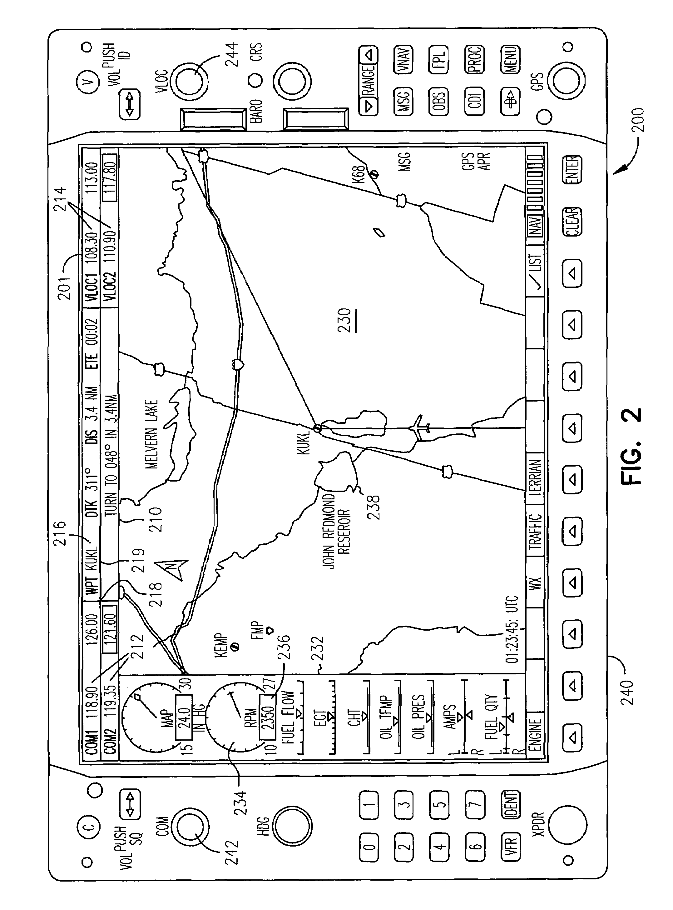 Cockpit display systems and methods of presenting data on cockpit displays