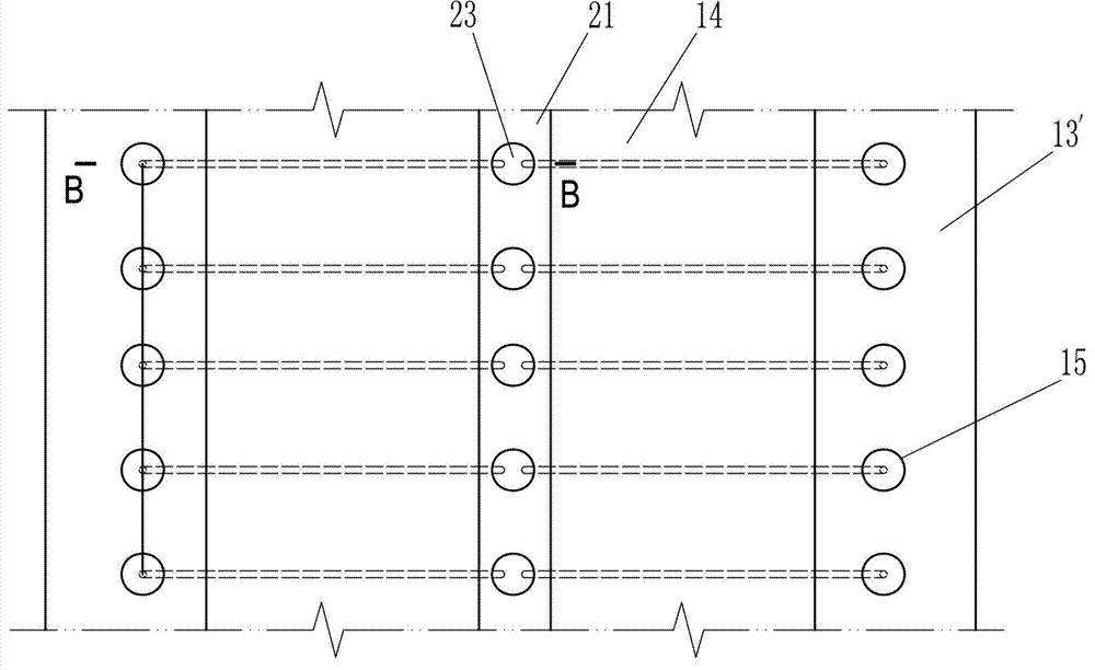 Ground temperature-adjusting snow-melting device and temperature-adjusting ground structure using natural geothermal heat