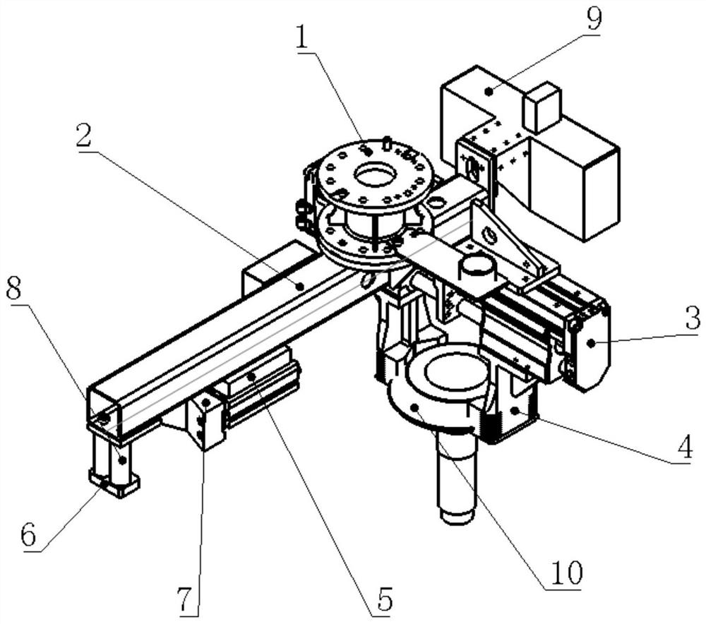 Heat treatment robot clamping device based on 3D laser scanning