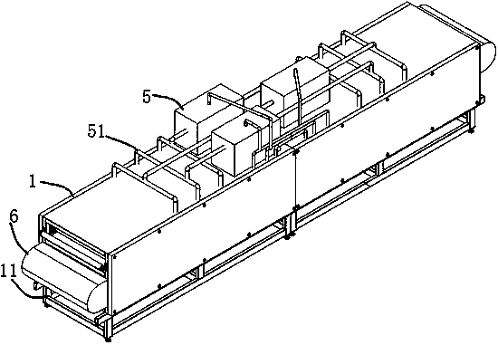 Multiple-functional-layer drying and curing device