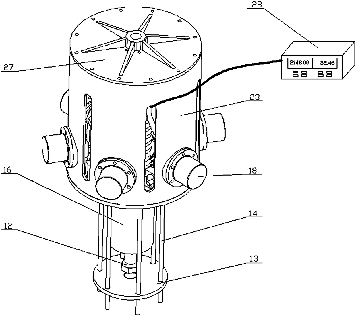 Intelligent constant-force damping support