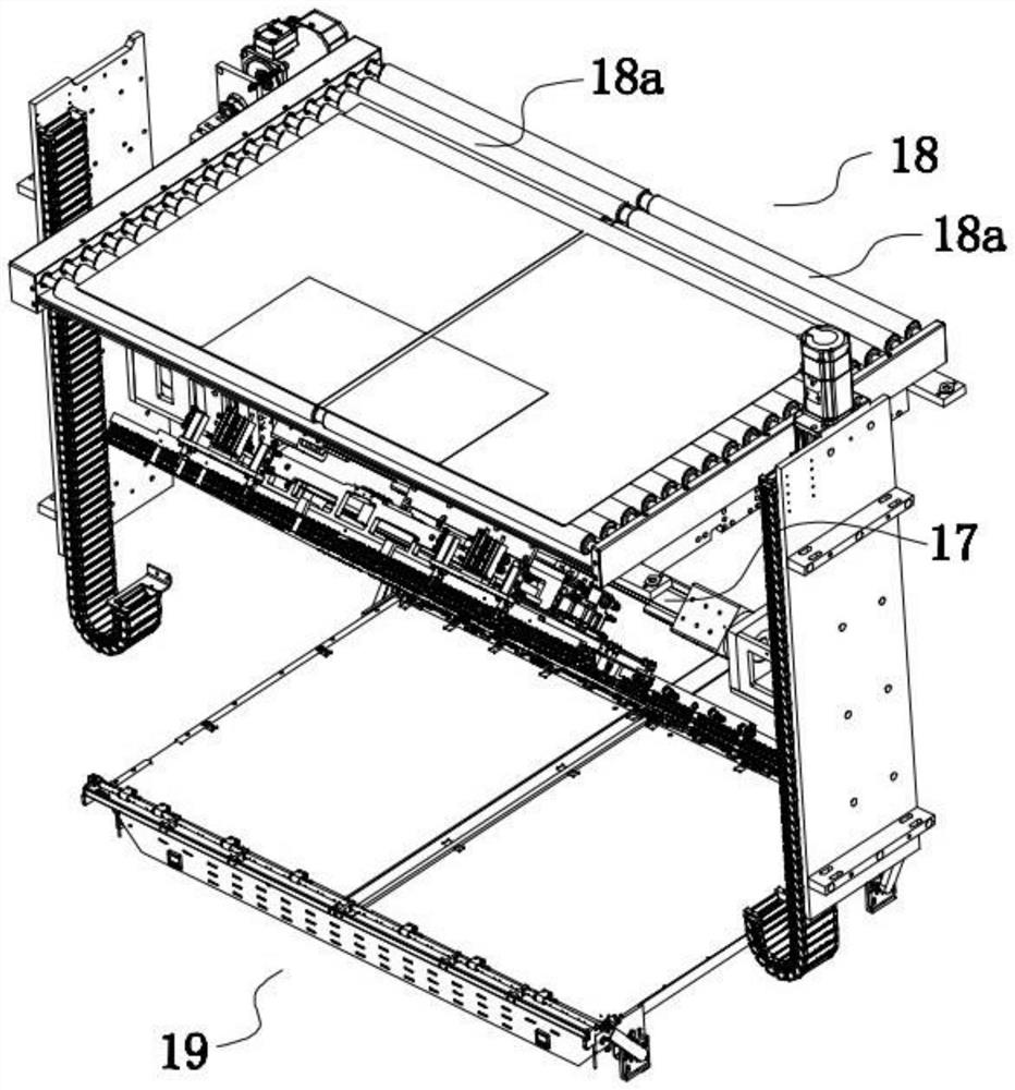 PCB lifting and overturning mechanism