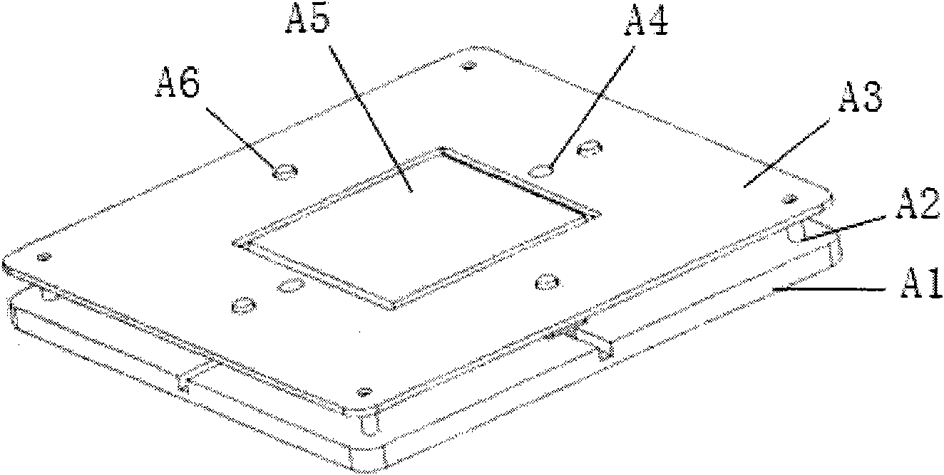 Series/parallel connection two-coordinate precise motion locating platform