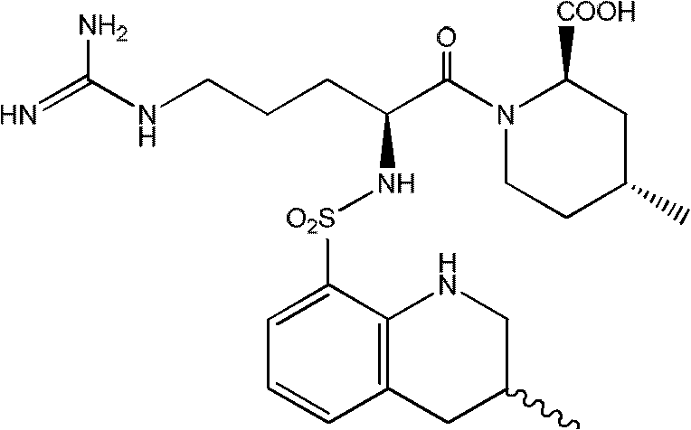 Method for separating single stereoisomer of Argatroban and polymorphic substance